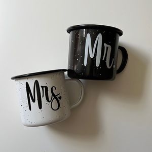 mr. & mrs. camping mugs
